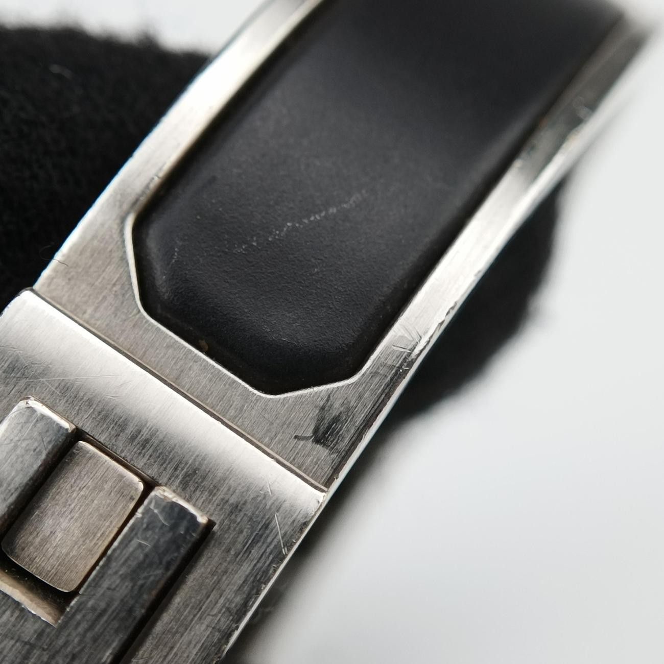 Hermes Jet Silver Black Bracelet — view 9