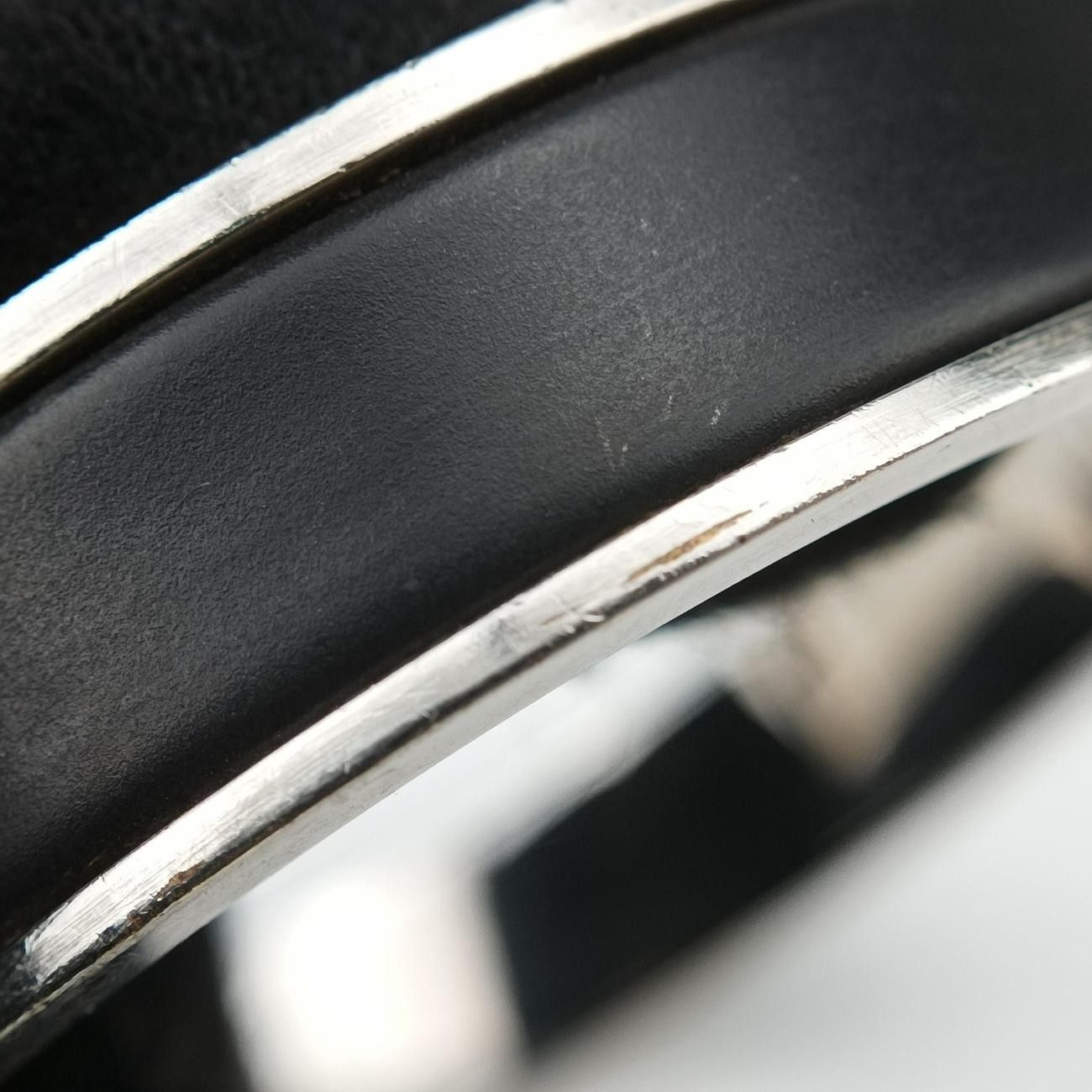 Hermes Jet Silver Black Bracelet — view 8