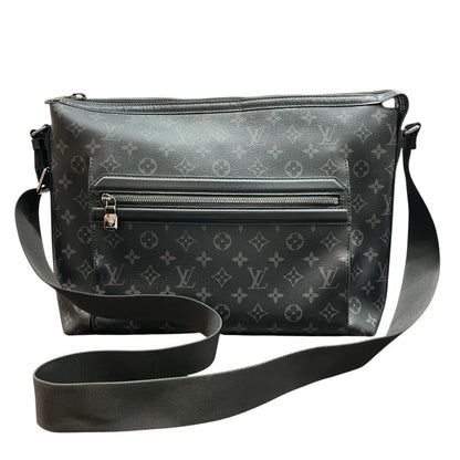 Louis Vuitton Odysse Messenger PM Monogram Eclipse Shoulder Bag Canvas