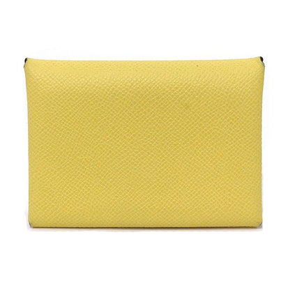Hermes Calvi Duo Card Case Coin Epsom John Mango