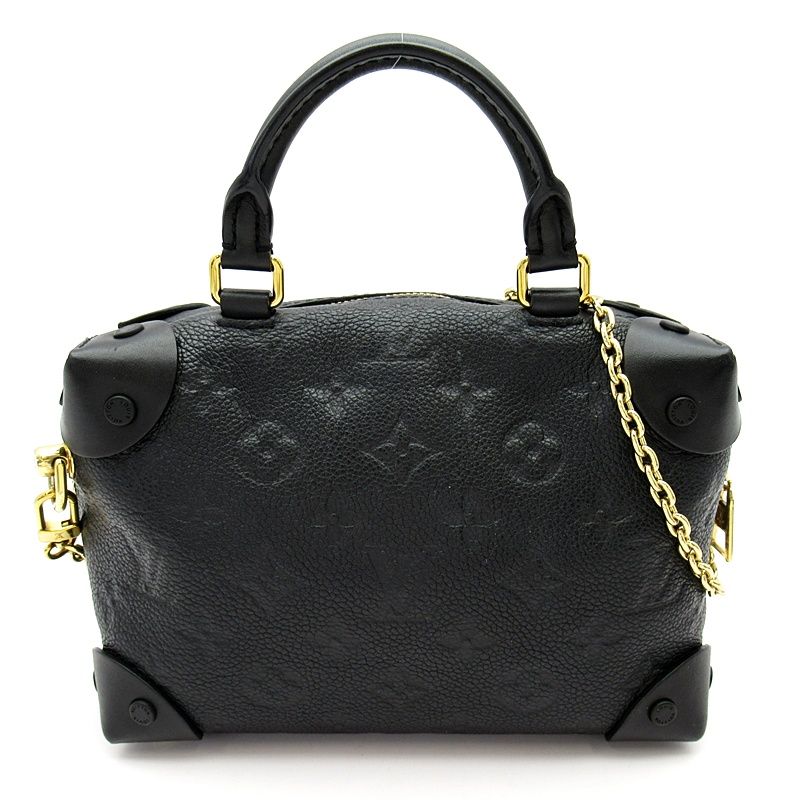 Louis Vuitton Petite Malle Souple Empreinte Shoulder Bag Noir — view 4