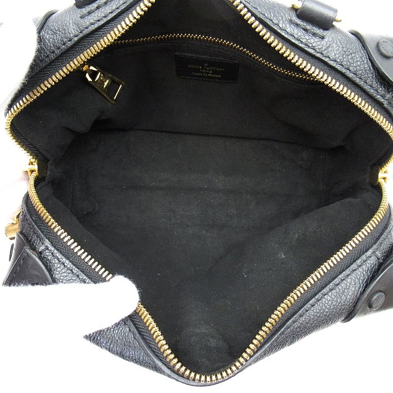 Louis Vuitton Petite Malle Souple Empreinte Shoulder Bag Noir — view 7