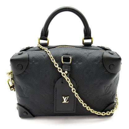 Louis Vuitton Petite Malle Souple Empreinte Shoulder Bag Noir