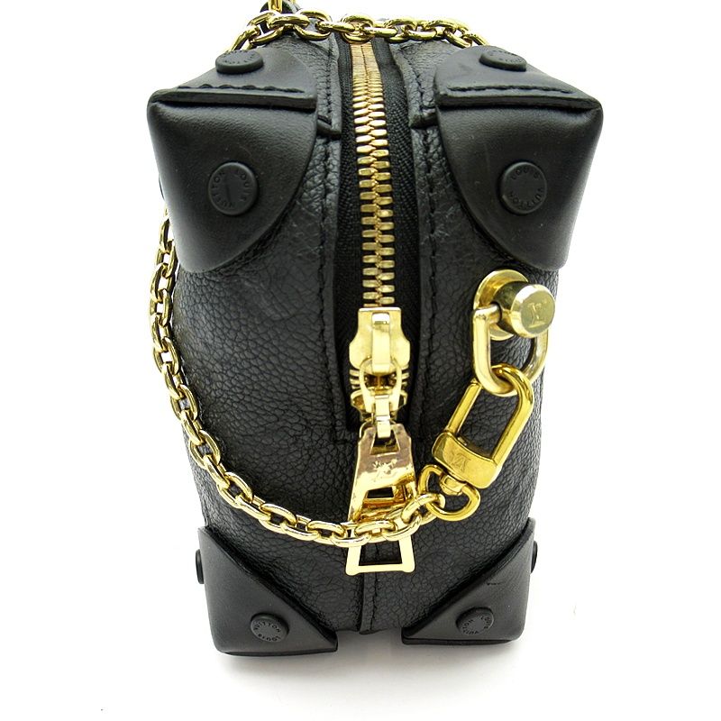 Louis Vuitton Petite Malle Souple Empreinte Shoulder Bag Noir — view 5