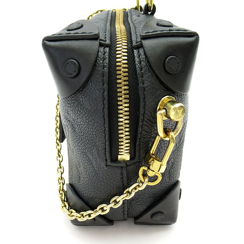 Louis Vuitton Petite Malle Souple Empreinte Shoulder Bag Noir — view 3