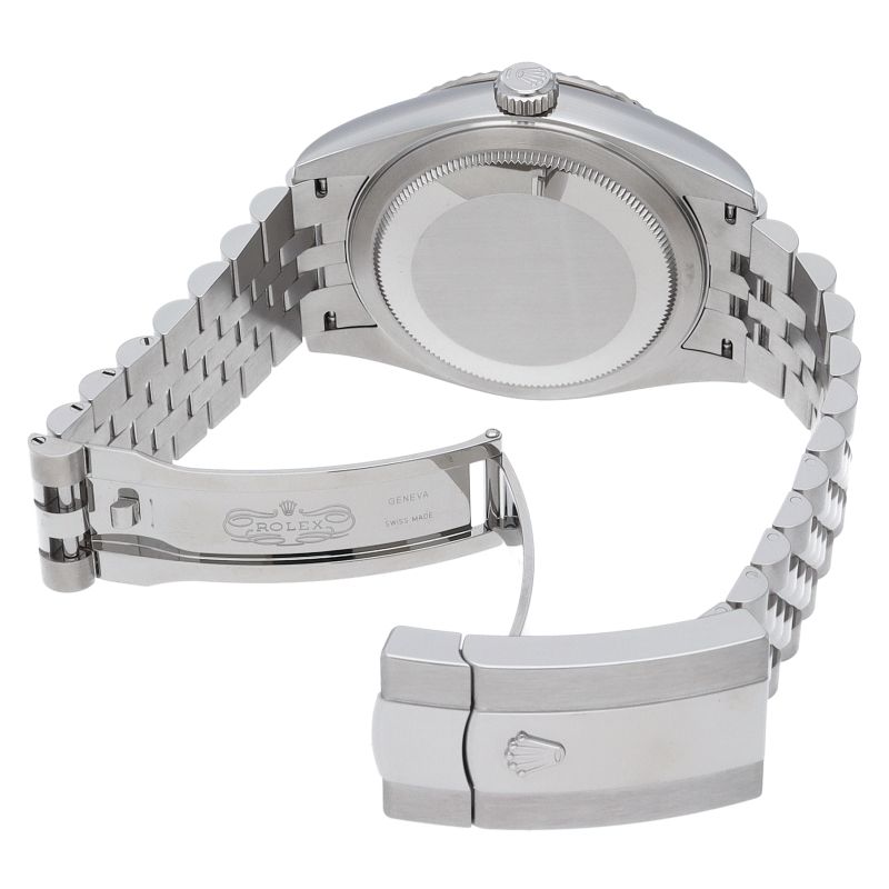 Rolex Sky Dweller Watch Jubilee Blue Box 18k White Gold SS Beauty — view 5