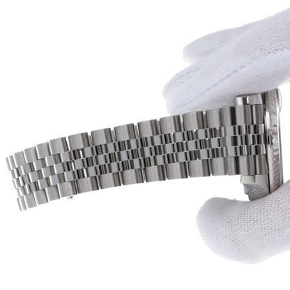 Rolex Datejust 31 Boys Watch Jubilee Mint Green Box 18k White Gold SS — view 7