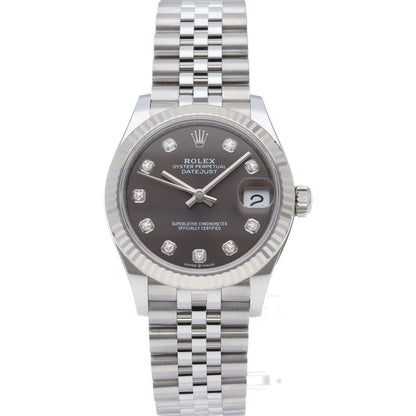 Rolex Datejust 31 Boys Watch Jubilee Diamond Box 18k White Gold SS — view 2