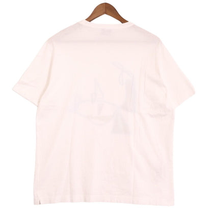 Hermes White Print T-Shirt — view 4