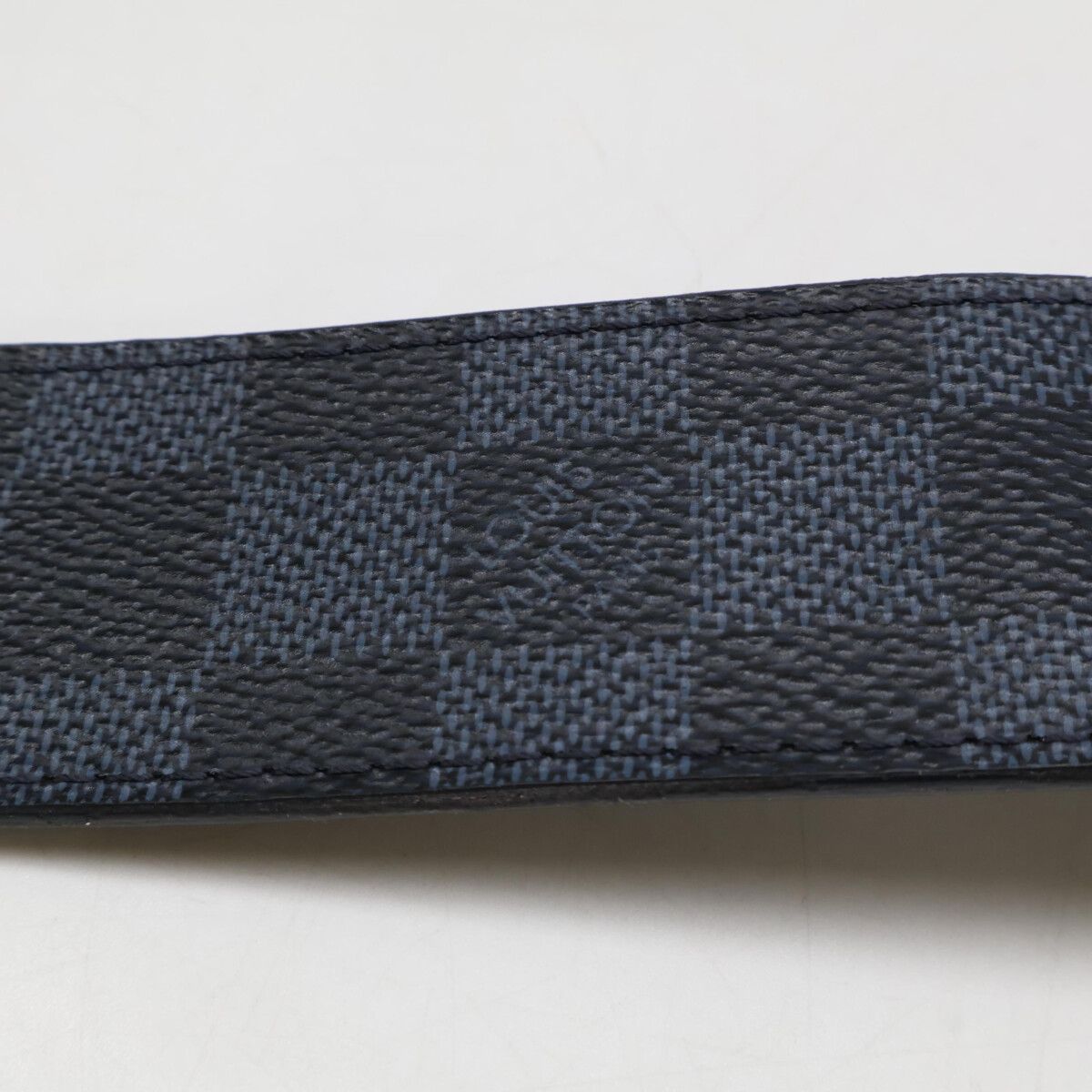 Louis Vuitton Navy Damier Cobalt Ceinture Belt 100 40 — view 6