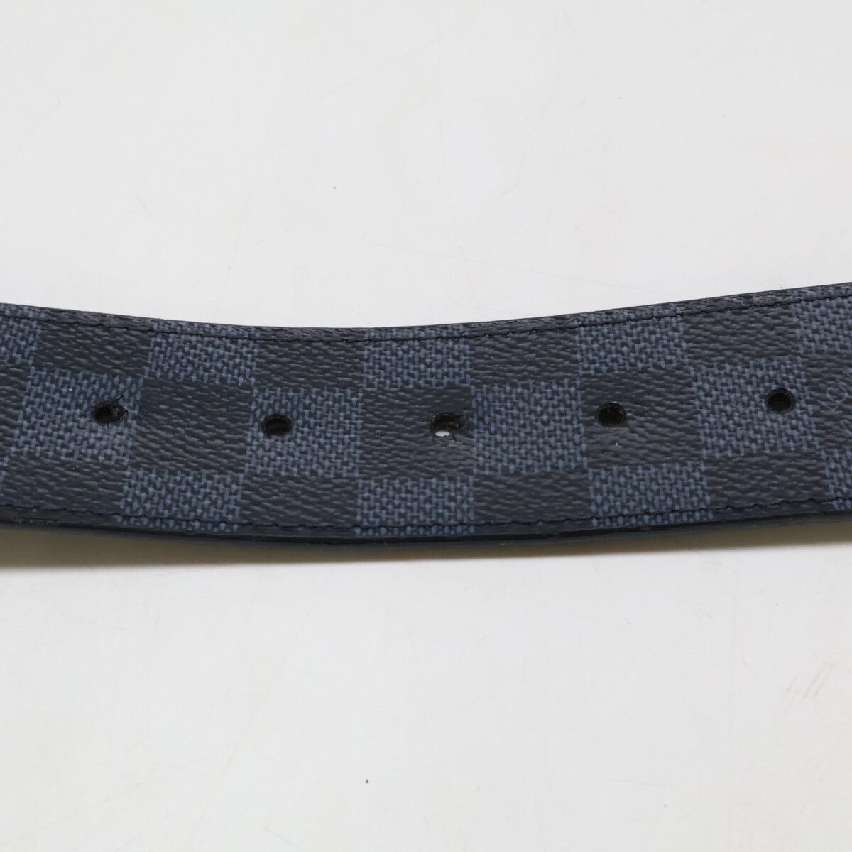 Louis Vuitton Navy Damier Cobalt Ceinture Belt 100 40 — view 7