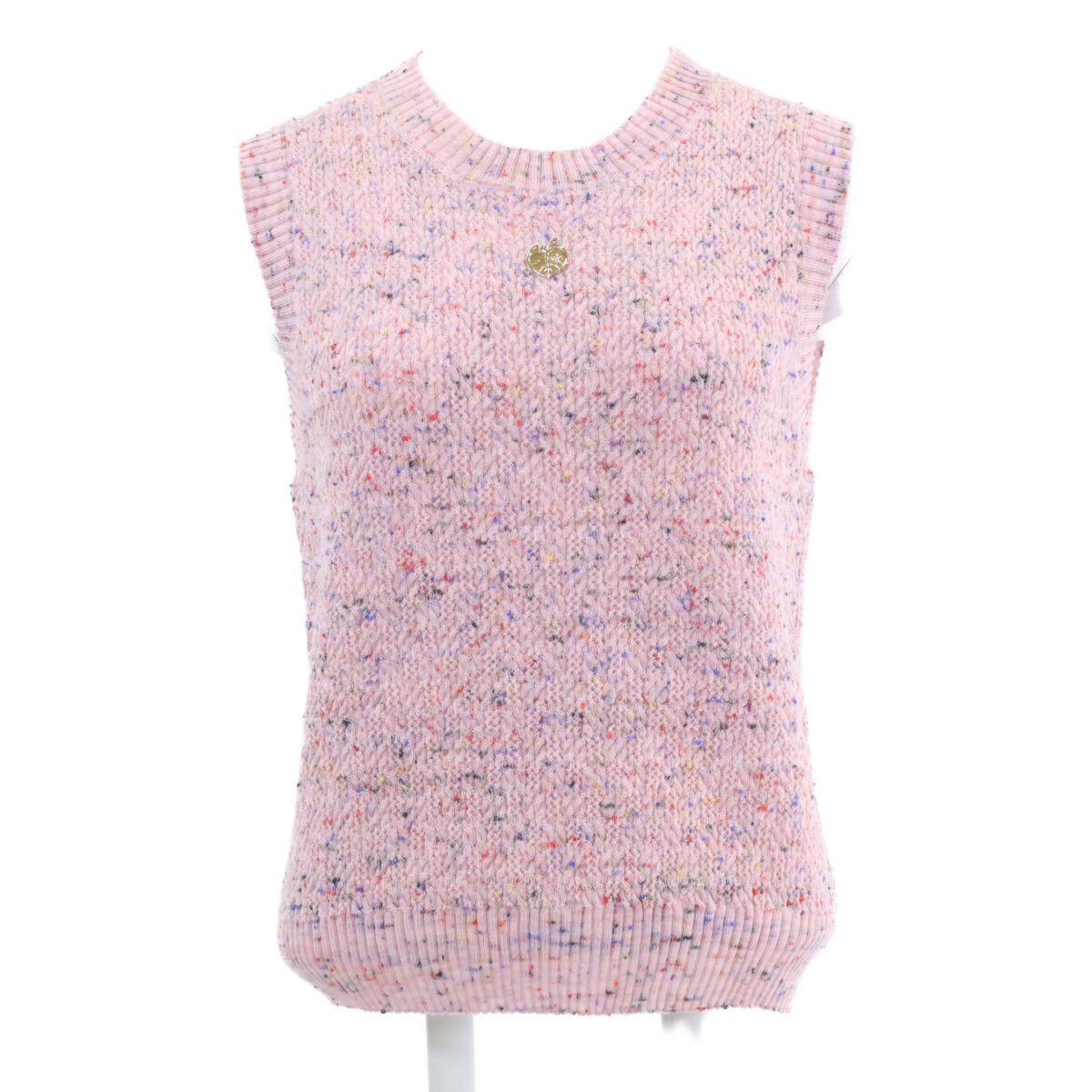 Chanel Leaf Plate Knit 40 Sweater