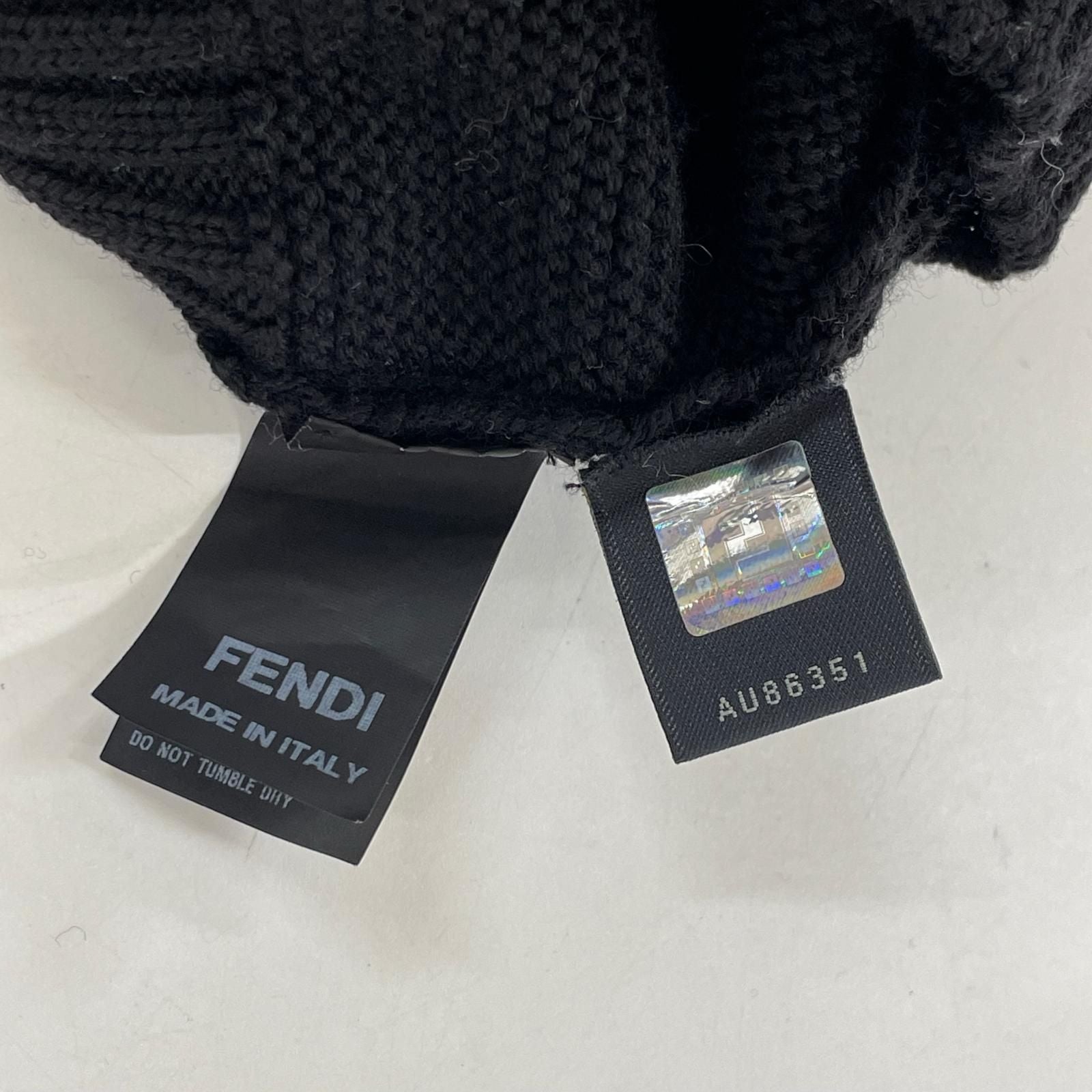 Fendi Black Wool Knit Set 38 — view 5