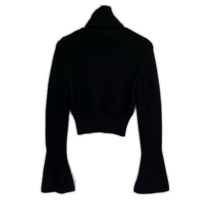 Fendi Black Wool Knit Set 38 — view 3