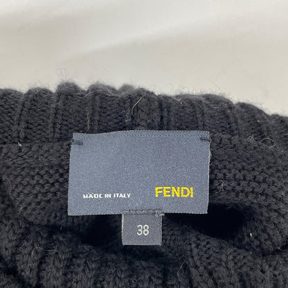 Fendi Black Wool Knit Set 38 — view 4