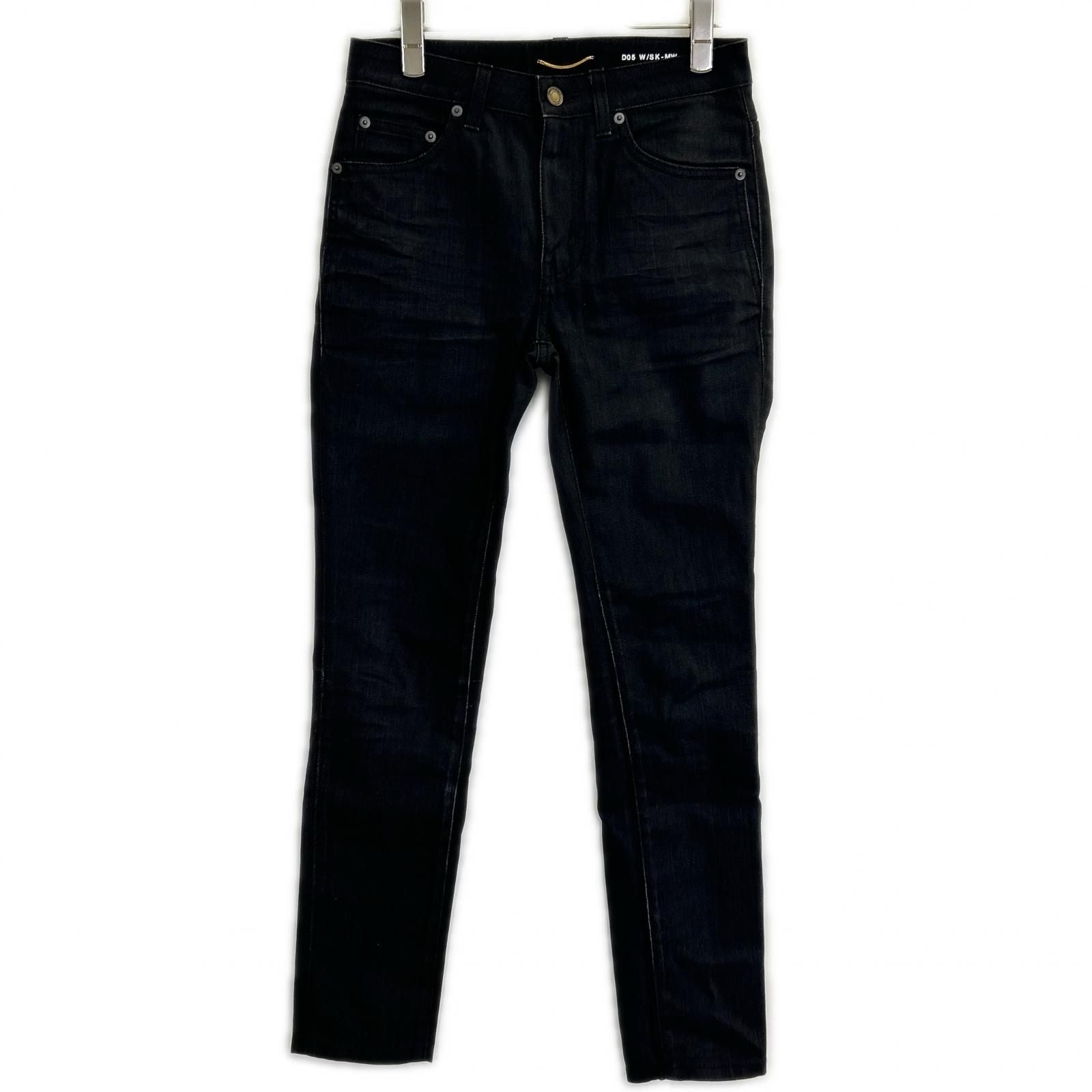 Saint Laurent Paris Black Skinny Denim Pants 25