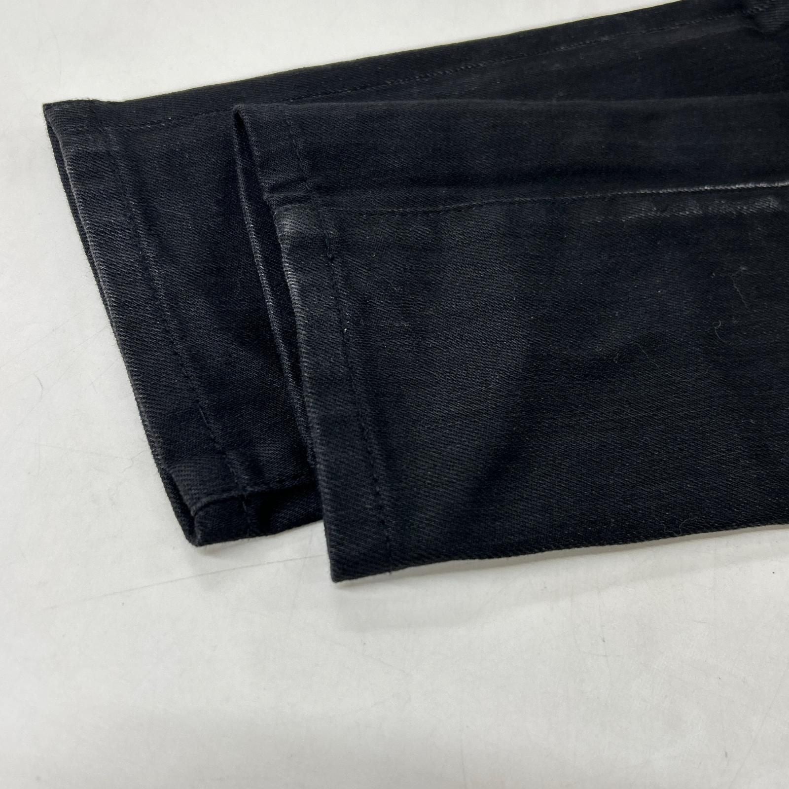 Saint Laurent Paris Black Skinny Denim Pants 25 — view 8