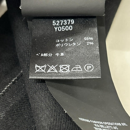 Saint Laurent Paris Black Skinny Denim Pants 25 — view 5