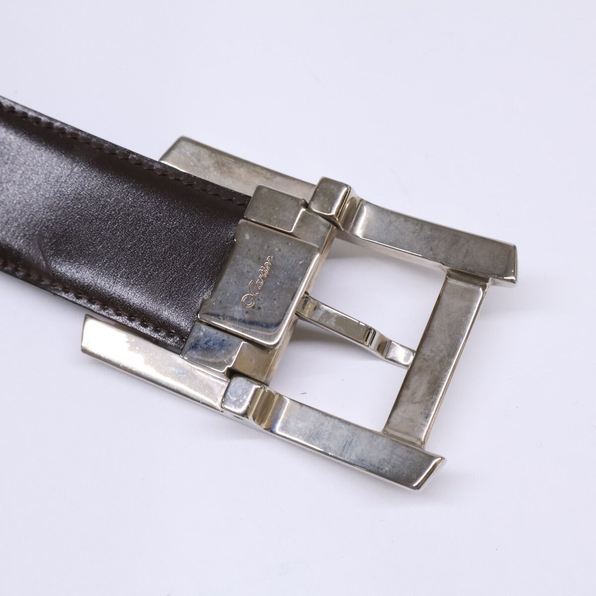 Cartier Tank Reversible Leather Belt — view 6