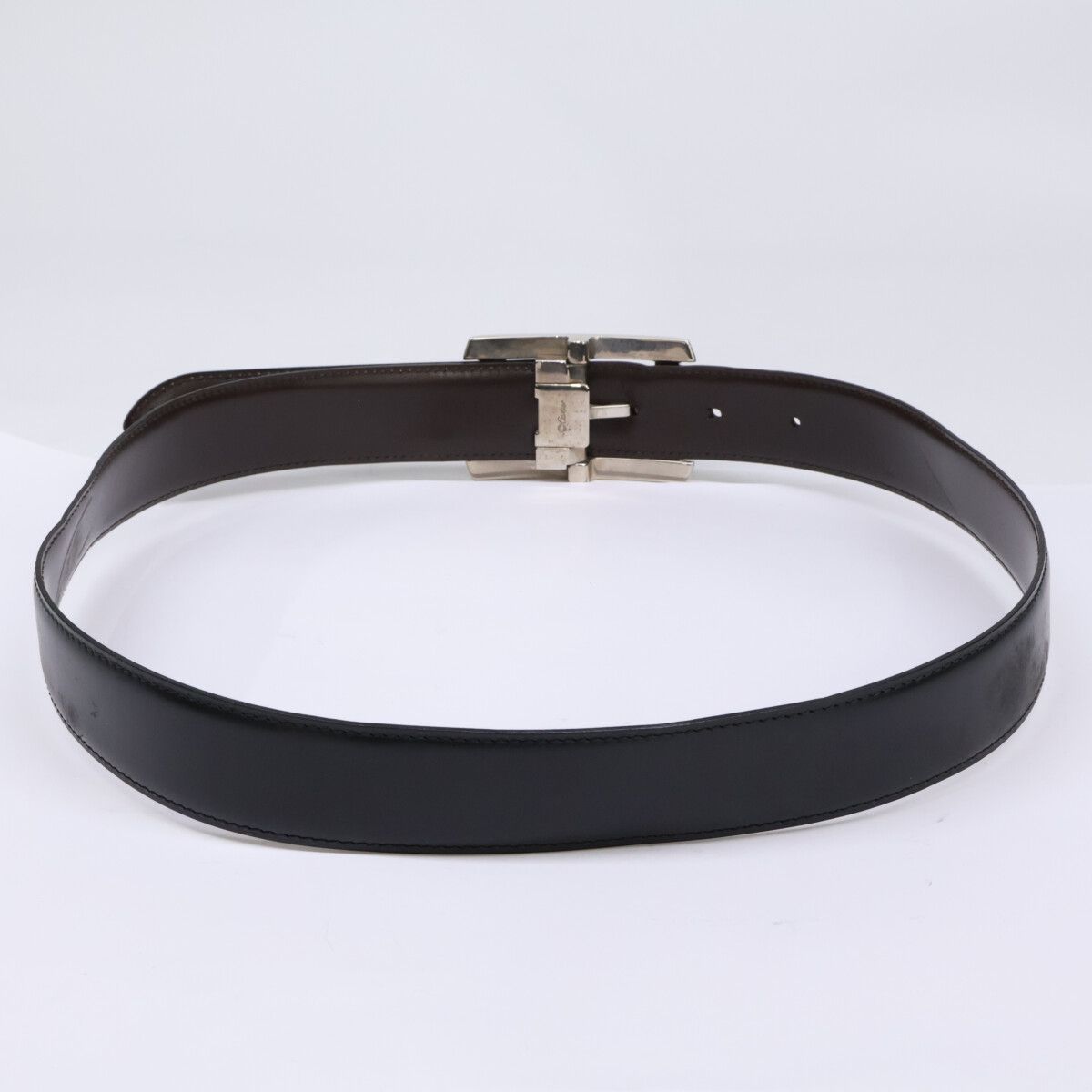 Cartier Tank Reversible Leather Belt — view 3