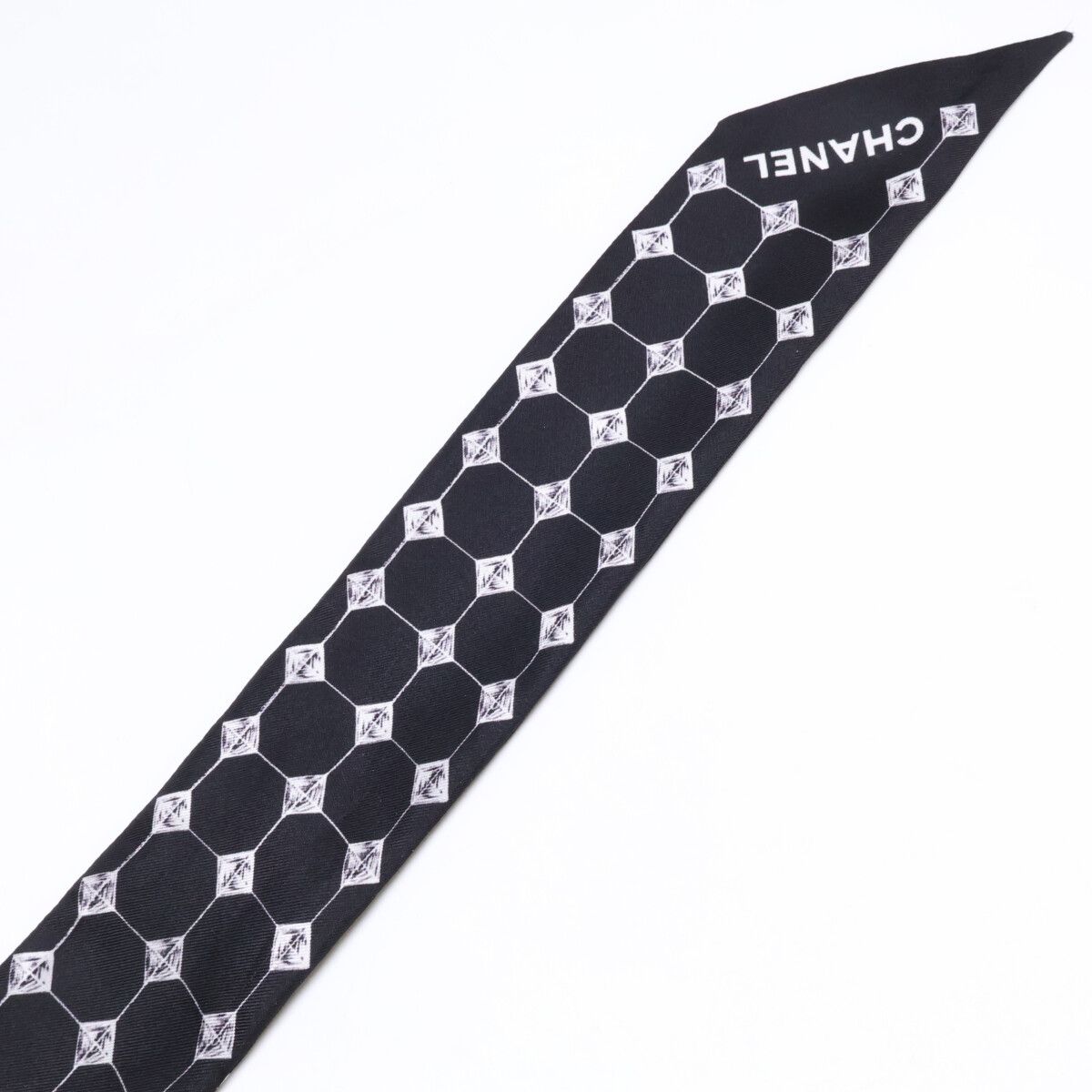 Chanel Silk Slim Bandeau Scarf — view 4