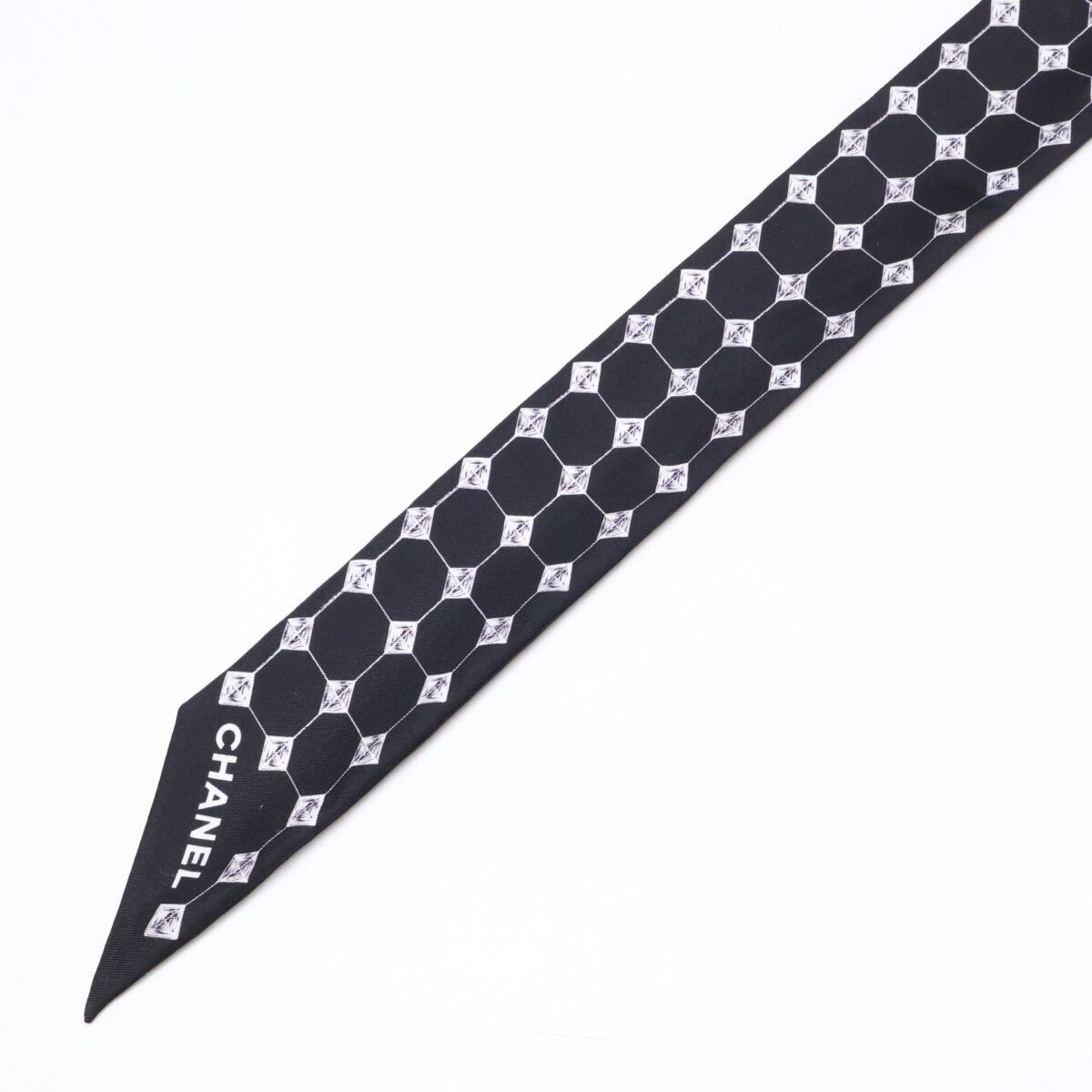 Chanel Silk Slim Bandeau Scarf — view 2