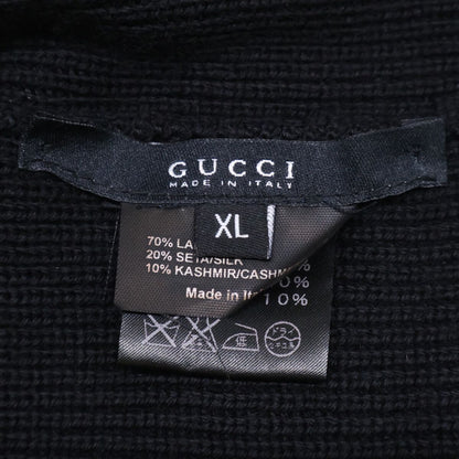 Gucci .21979 Sherry Line Cashmere Silk Knit Hat XL — view 7