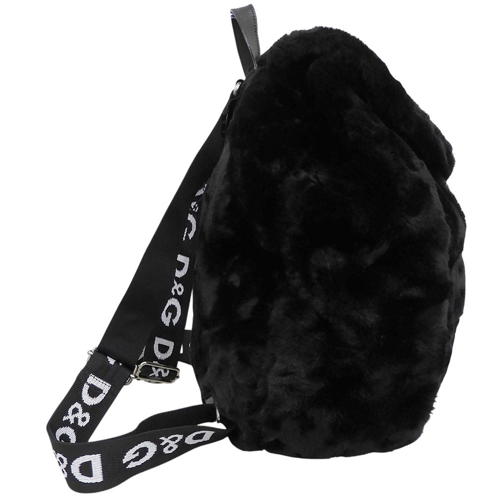 Dolce & Gabbana D&G Fur Logo Backpack Black — view 3