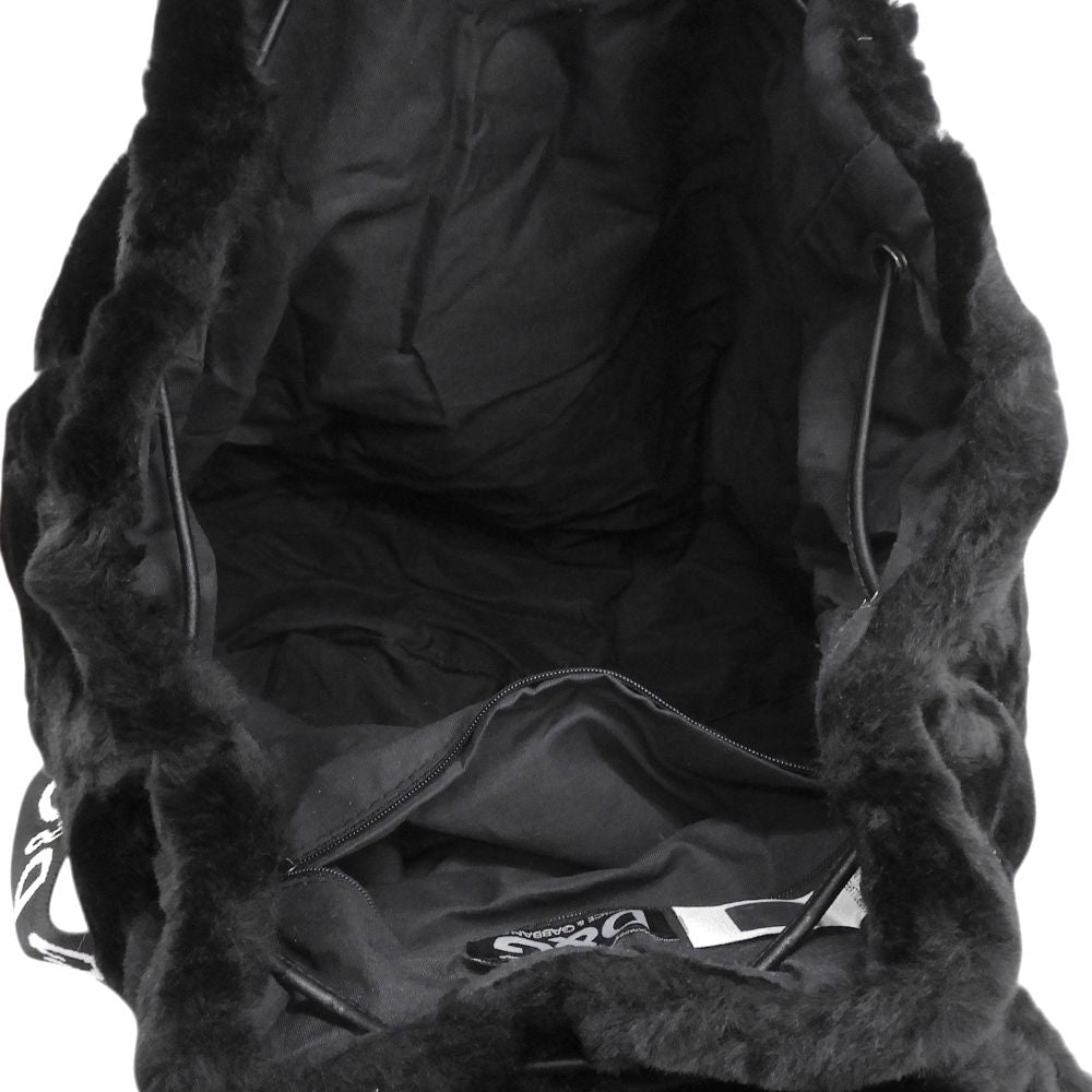 Dolce & Gabbana D&G Fur Logo Backpack Black — view 5