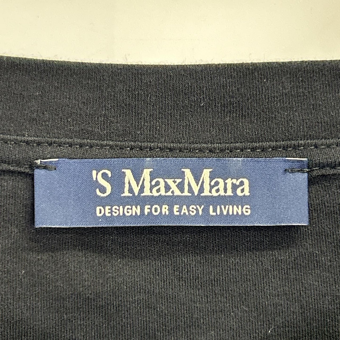 Max Mara S Maxmara Black the Cube Logo Print T-Shirt XL — view 3