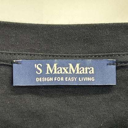 Max Mara S Maxmara Black the Cube Logo Print T-Shirt XL — view 3