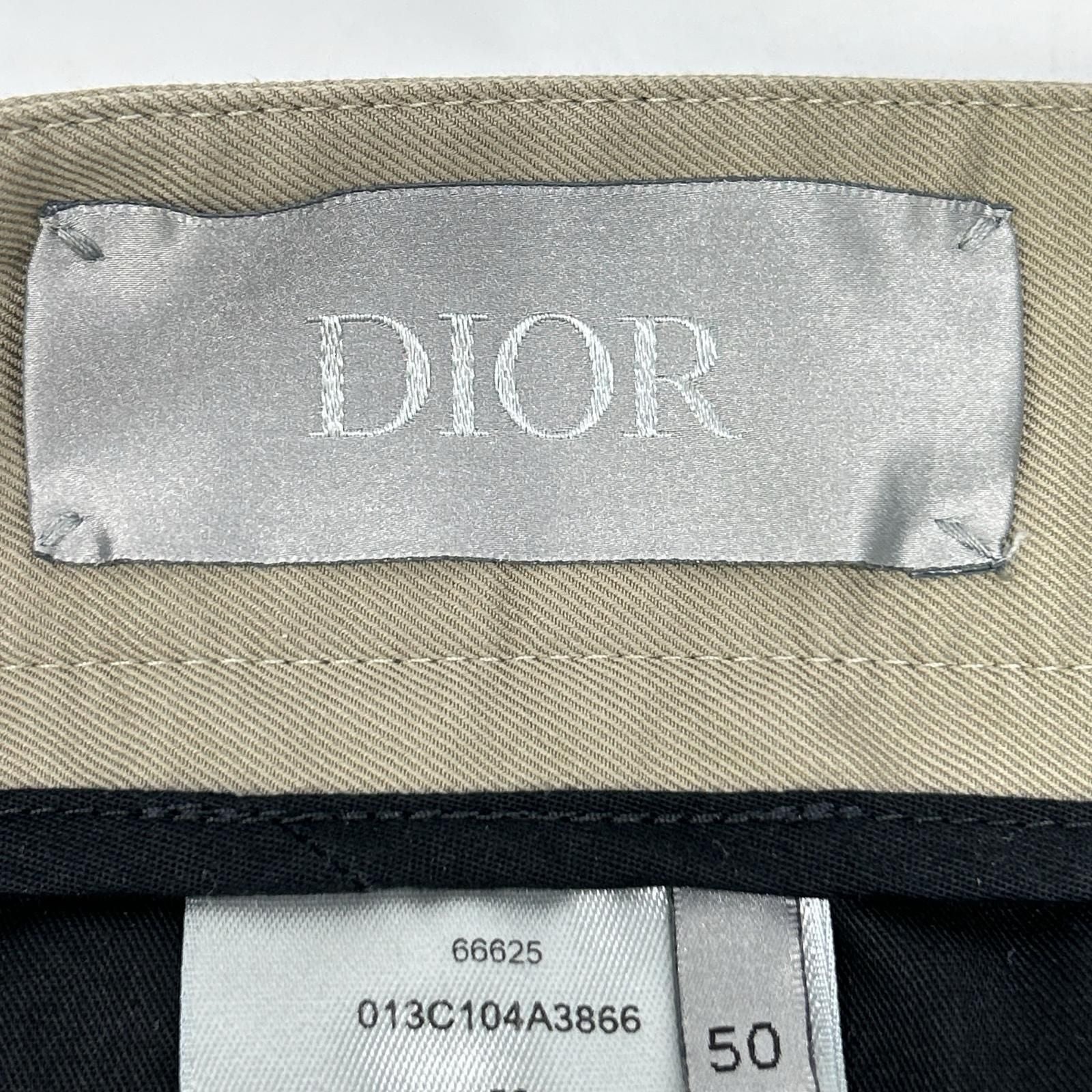 Dior Khaki Cotton Pants 50 — view 3