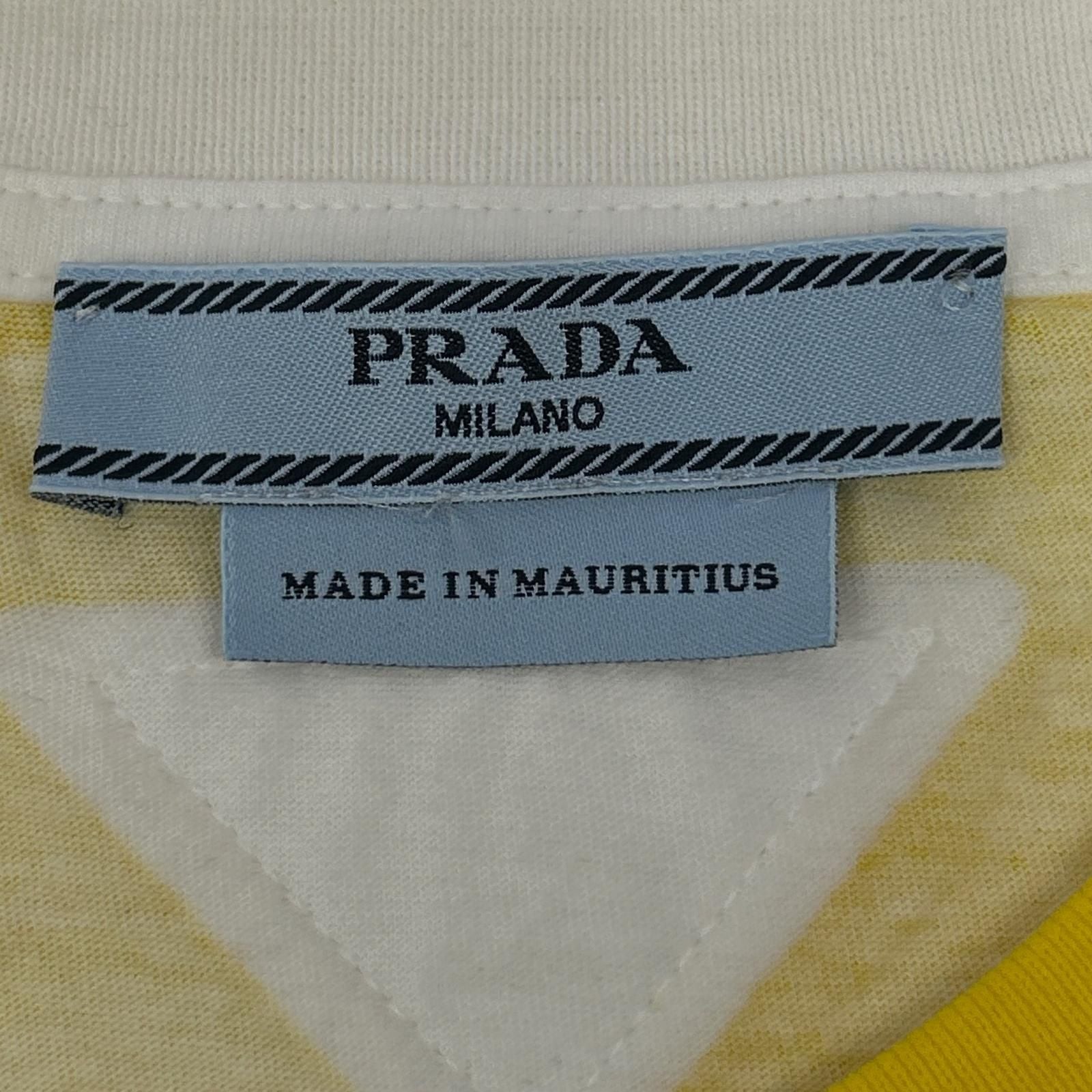Prada Multicolor Cotton Border T-Shirt — view 3