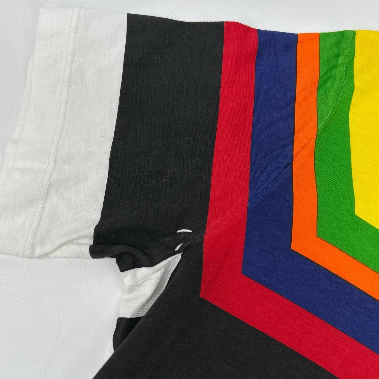 Prada Multicolor Cotton Border T-Shirt — view 7