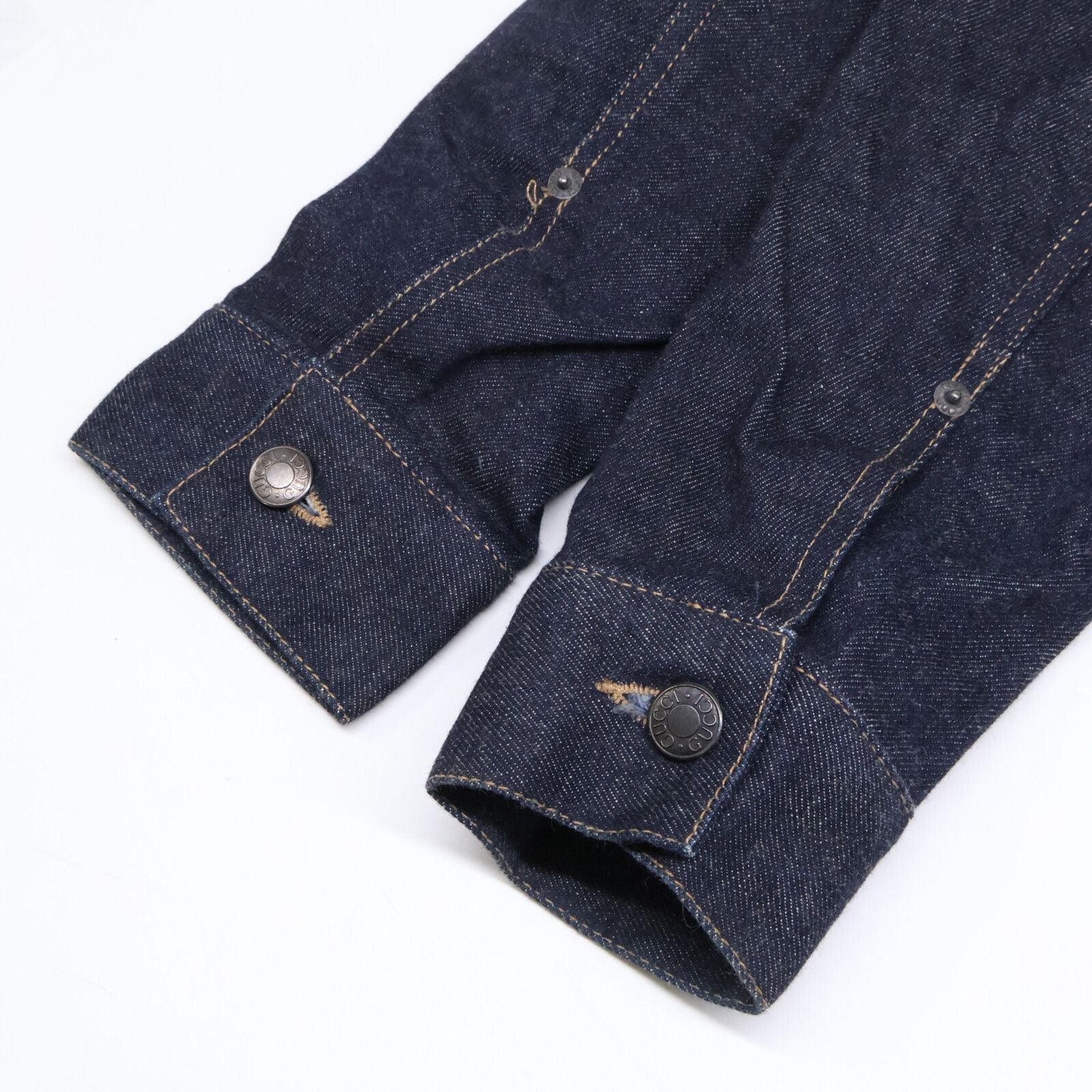 Gucci Floral Lining Denim Jacket — view 7
