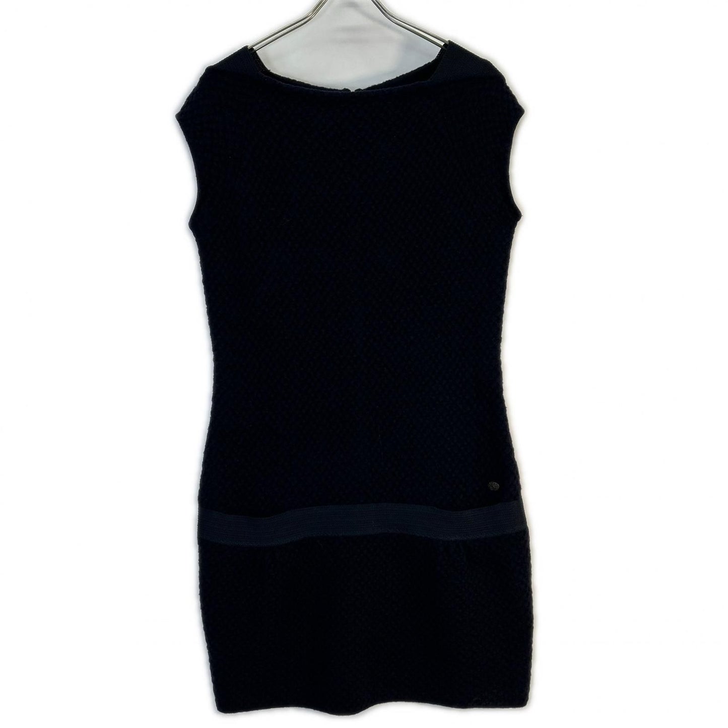 Chanel CC Logo Waffle Sleeveless Dress