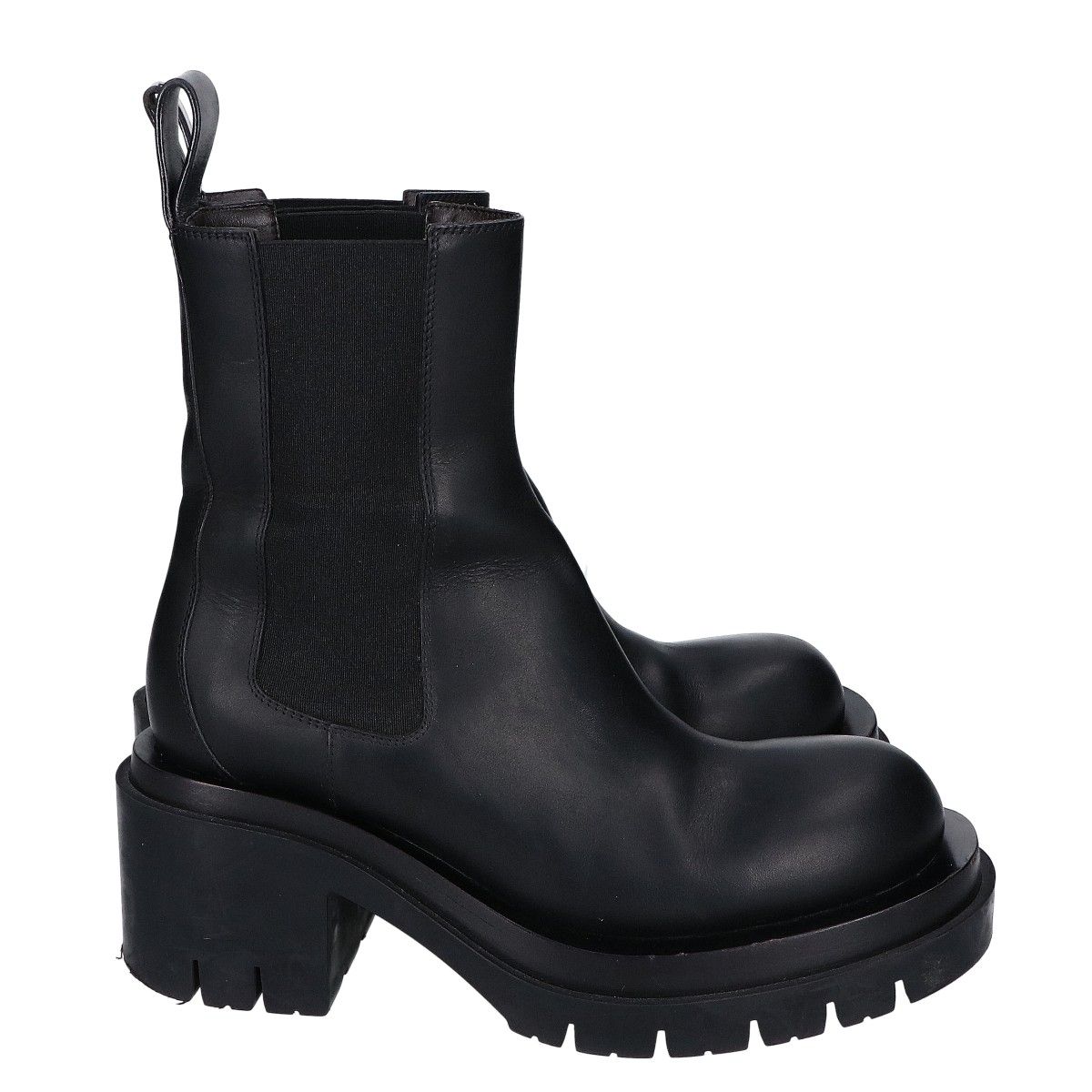 Bottega Veneta Black Lug Chelsea Boots — view 4