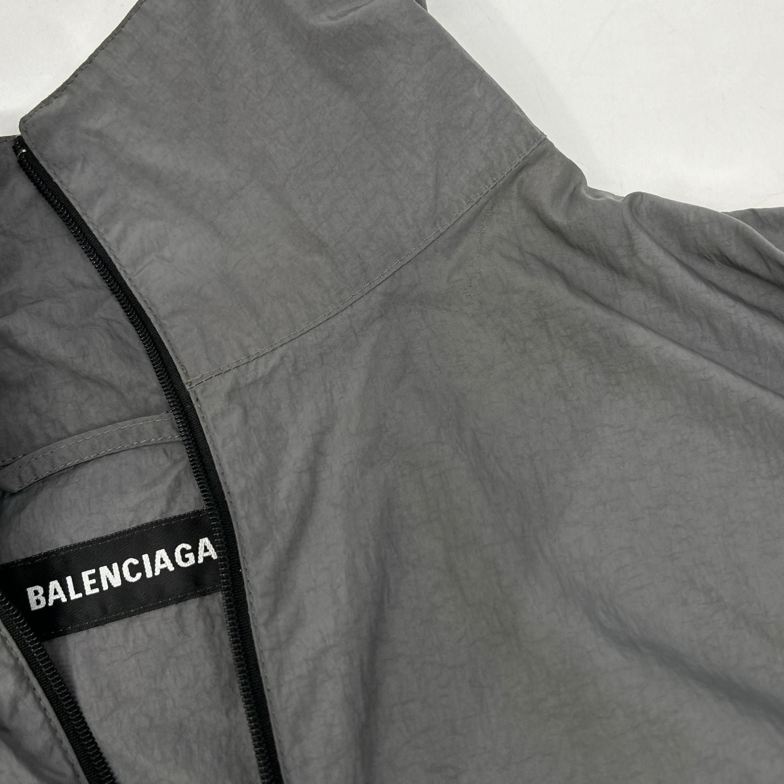 Balenciaga Zip UP Logo Jacket Print Nylon 44 — view 8