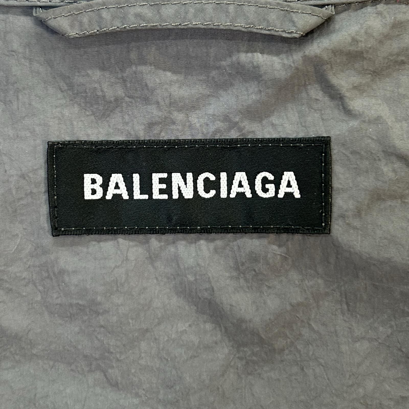 Balenciaga Zip UP Logo Jacket Print Nylon 44 — view 4