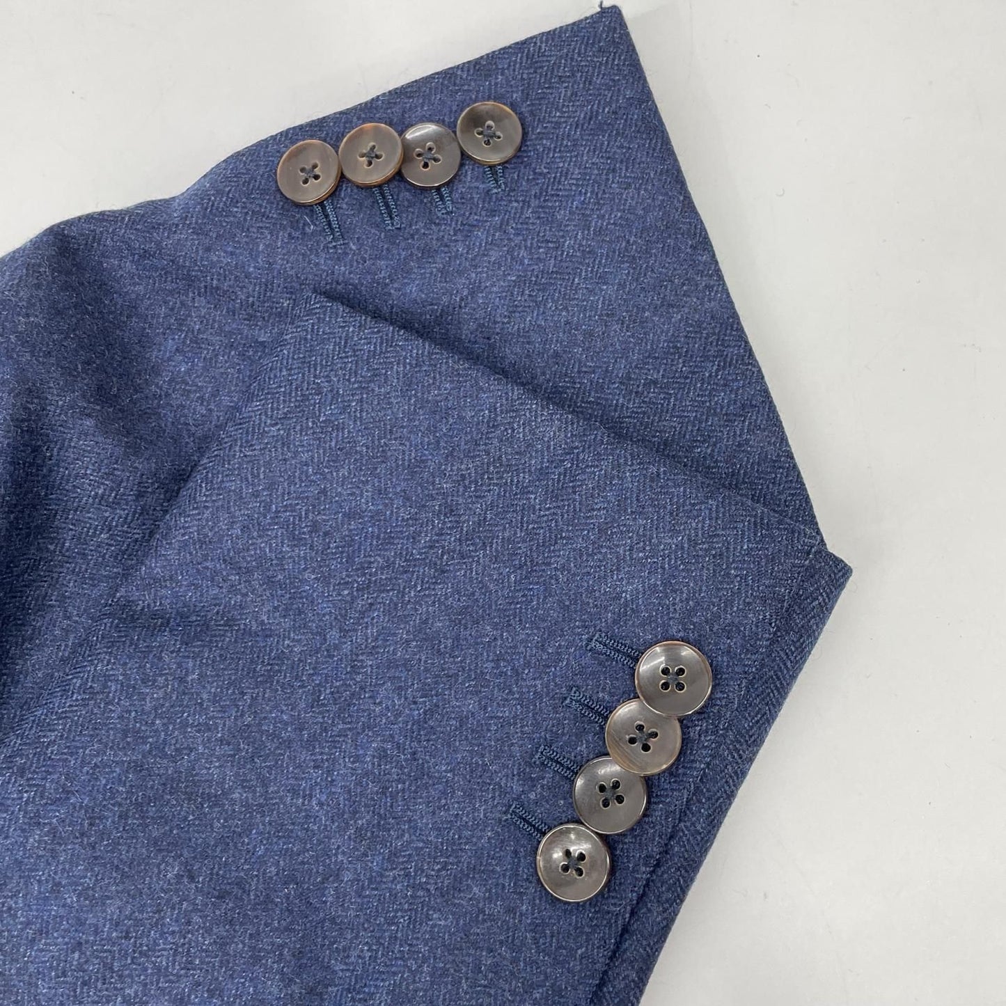 Loro Piana Tomorrowland Navy Wool Cashmere Jacket 46 — view 9