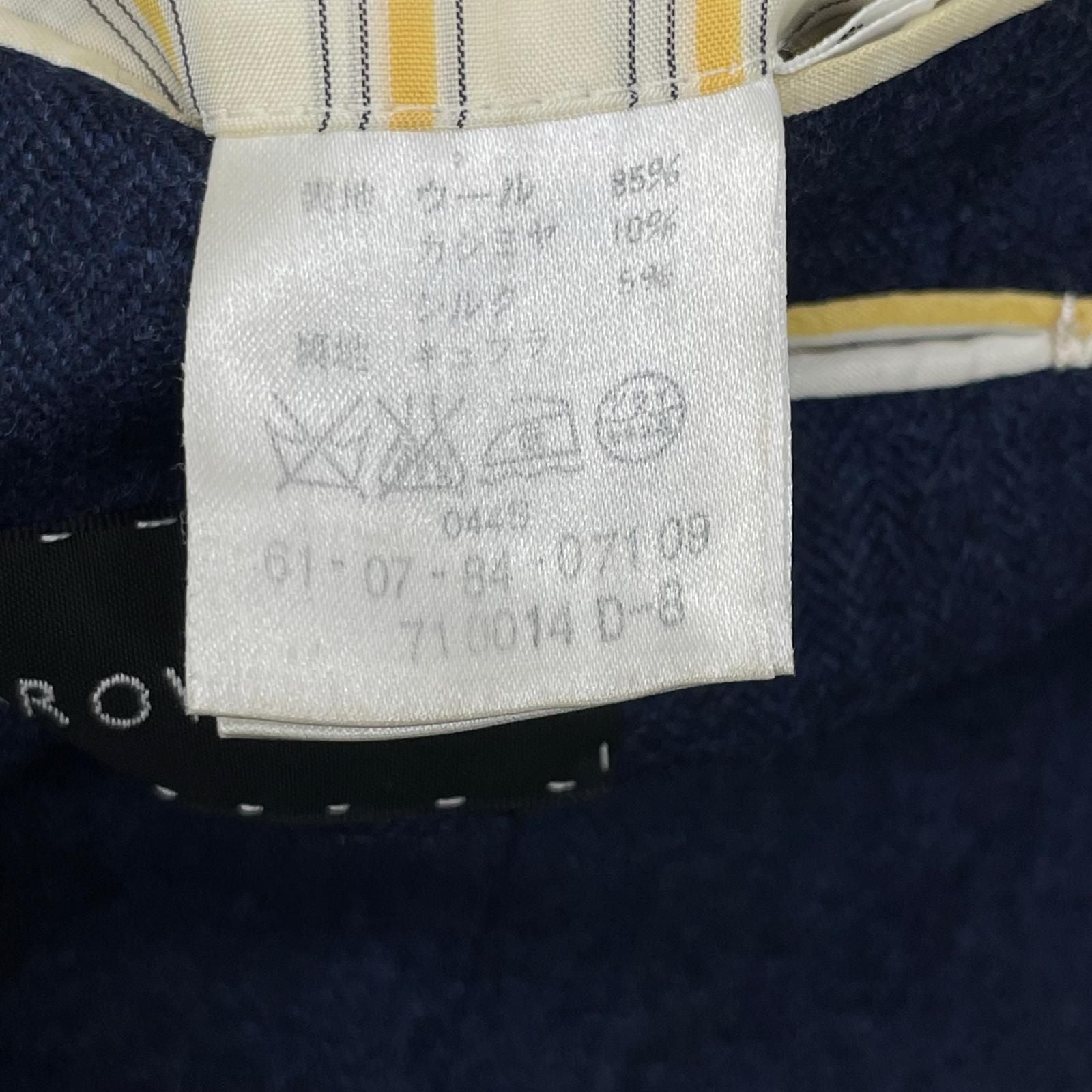 Loro Piana Tomorrowland Navy Wool Cashmere Jacket 46 — view 6