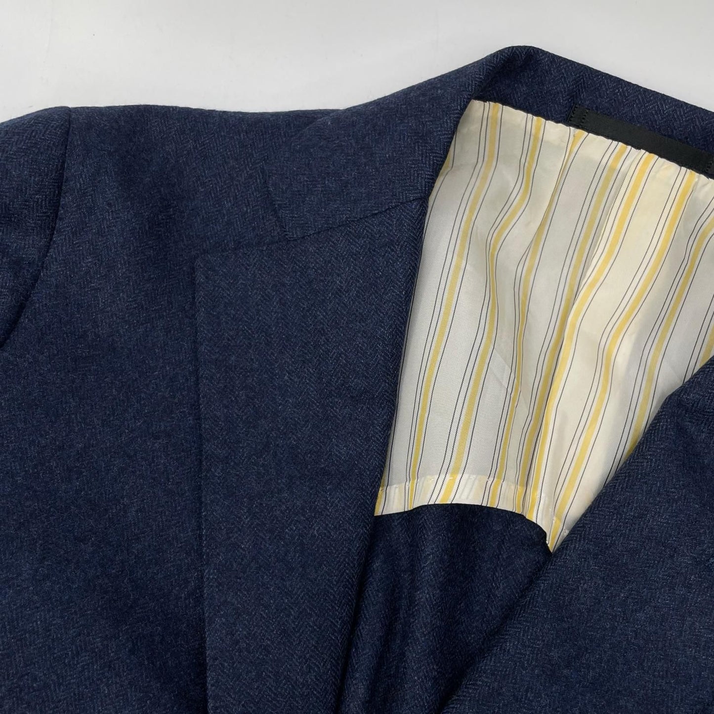 Loro Piana Tomorrowland Navy Wool Cashmere Jacket 46 — view 8