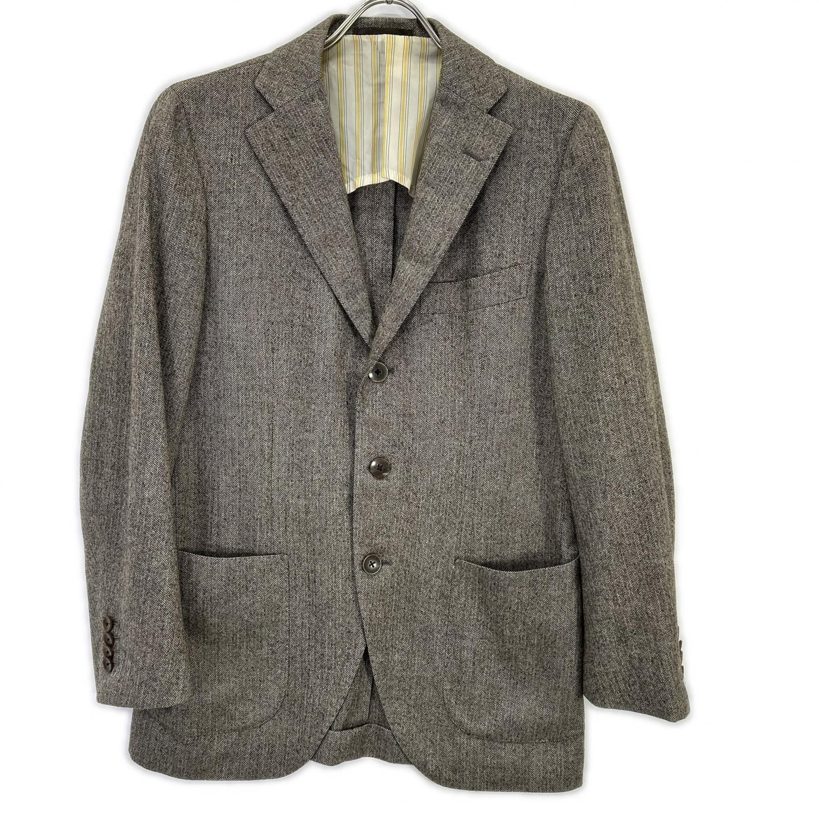 Loro Piana Tomorrowland Brown Urukashimiya Silk Jacket 46