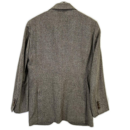 Loro Piana Tomorrowland Brown Urukashimiya Silk Jacket 46 — view 2