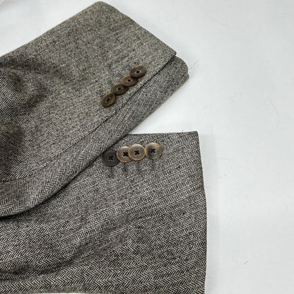Loro Piana Tomorrowland Brown Urukashimiya Silk Jacket 46 — view 5