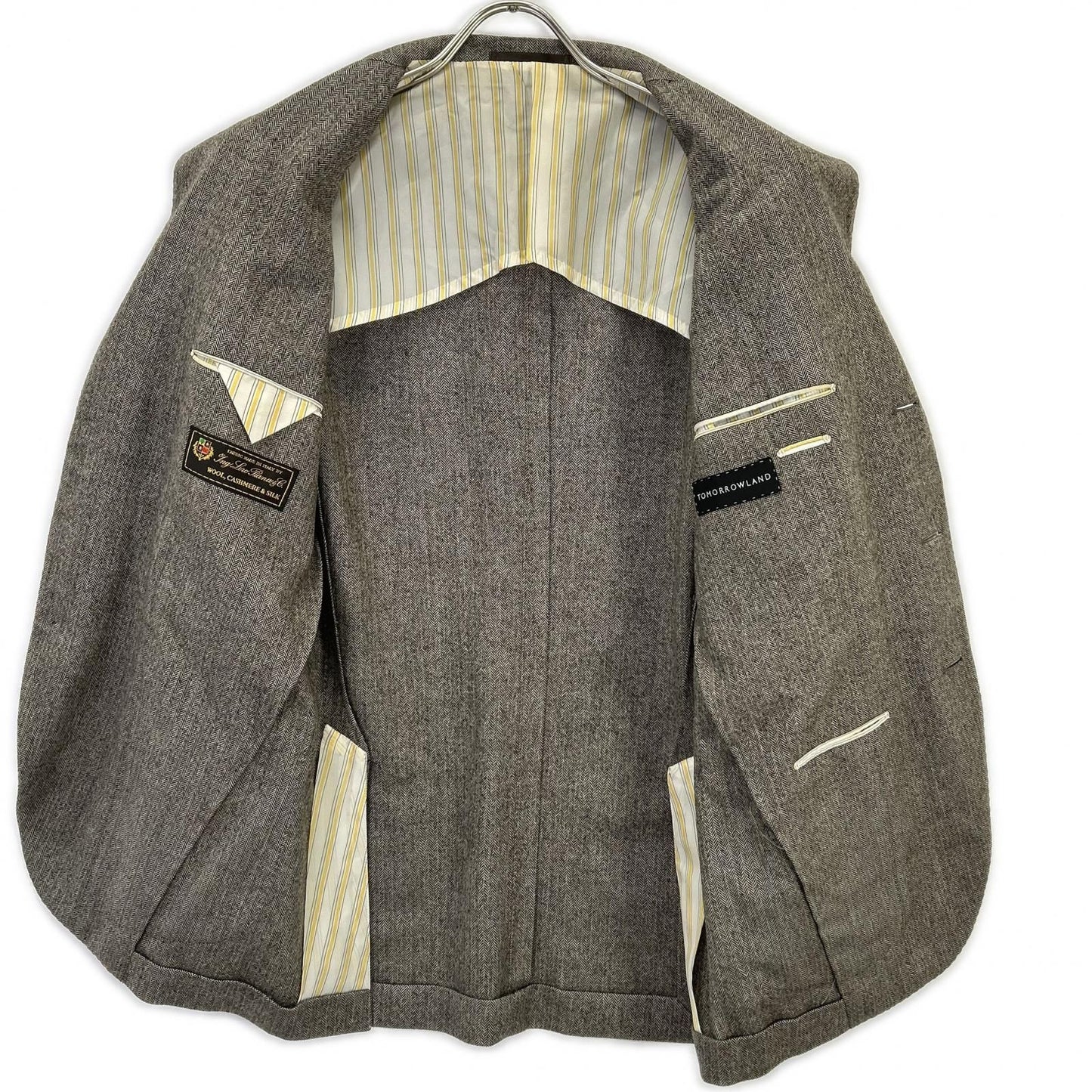 Loro Piana Tomorrowland Brown Urukashimiya Silk Jacket 46 — view 3