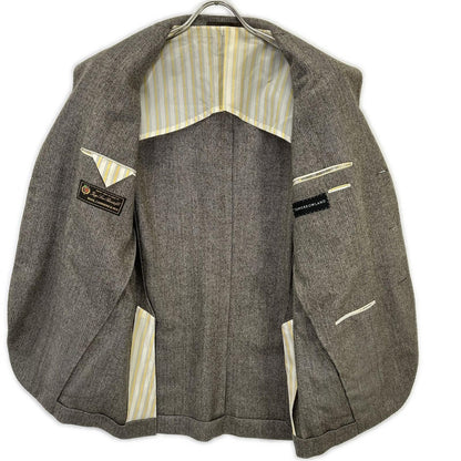 Loro Piana Tomorrowland Brown Urukashimiya Silk Jacket 46 — view 3