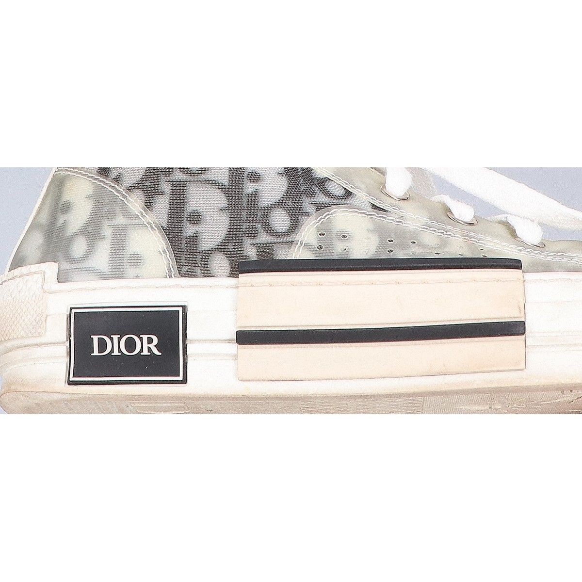 Dior Oblique High Top Sneakers — view 9