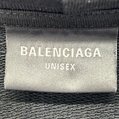 Balenciaga BB Print Distressed Pullover Hoodie — view 3