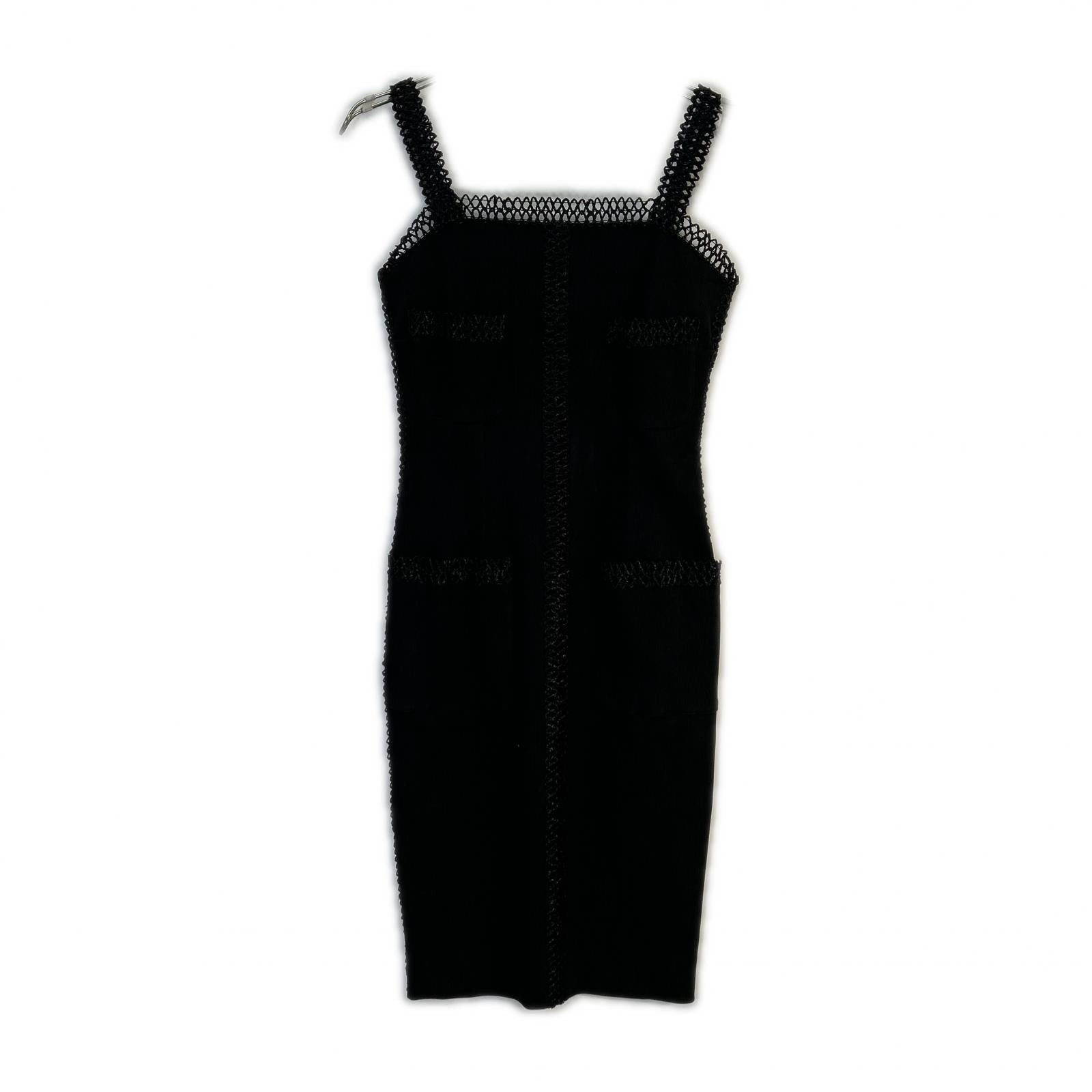 Chanel Raffia Pocket Sleeveless Dress
